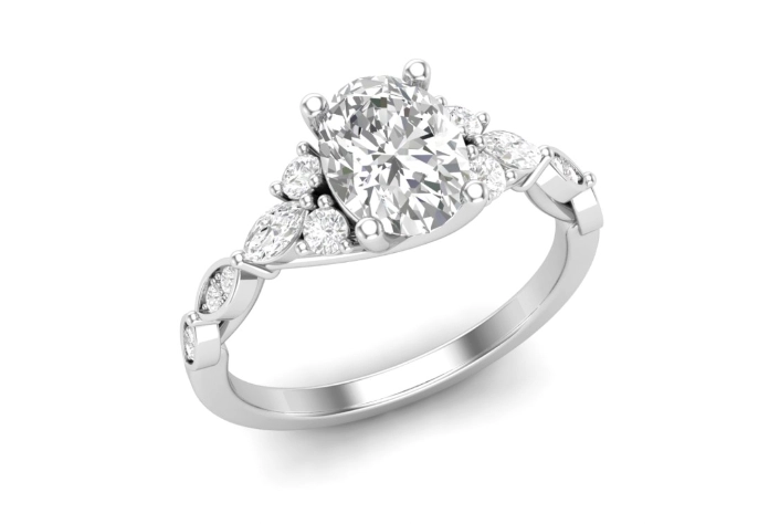 Luminar diamond ring