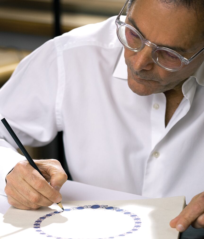 JB Star Founder Rafael Fouzailoff designing jewelry