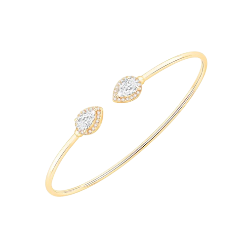 1 1/5 CTTW 14KT Yellow Gold Flexi Bangle - Lab Grown Diamonds