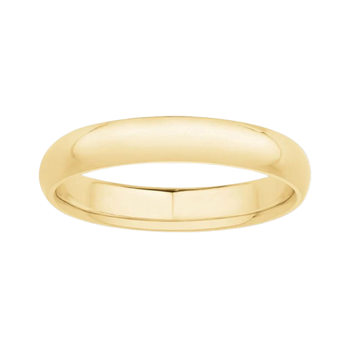14kt YG Plain Gents Band